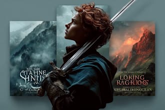 design fantasy, sci fi, horror and dystopian book cover art