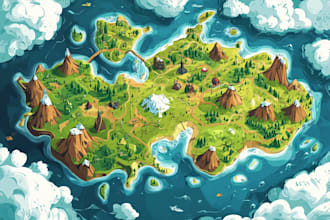 draw a vector map in illustrator