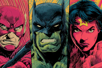 draw custom superhero comic art and graphic novel pages