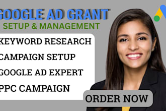 manage and setup google ad grants ppc campaign for nonprofit