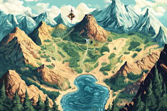 create custom vector maps