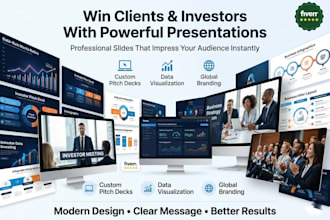 create modern business PPT presentation slides