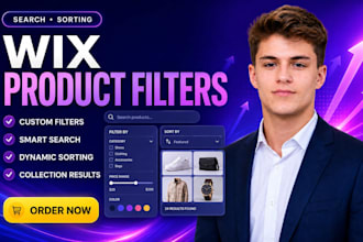 code custom wix product filters search dynamics sorting collection result