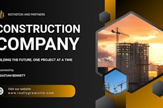 design construction pitch deck engineering industrial business plan presentation