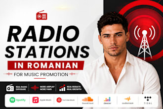 pitch plug your song to 257 radio stations in romanian for music promotion