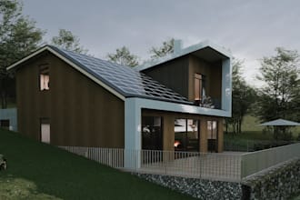 do interior renderings for private house or commercial space