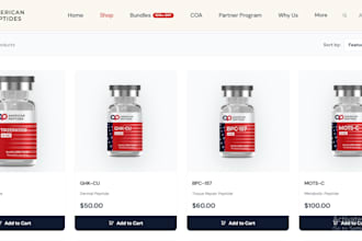 fda compliant peptide website reseach peptide website peptide woocommerce