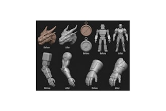 do stl file repair, mesh repair, edit obj file, custom file modification,