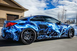 car wrap, vehicle wrap, racing car wraps, van wrap design