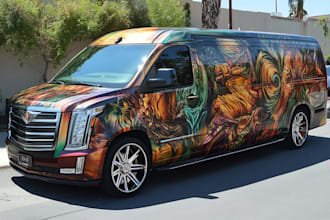 car wrap, van wrap any vehicle wrap