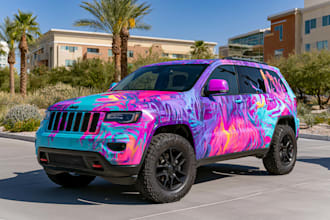 professional vehicle wrap design, car wrap