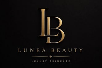 design luxury beauty brand logo and branding