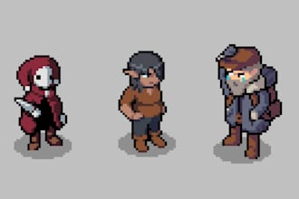 isometric pixel game assets pixel game tileset retro pixel art pixel environment