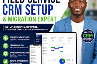 setup or migrate housecall pro, jobber, servicetitan CRM