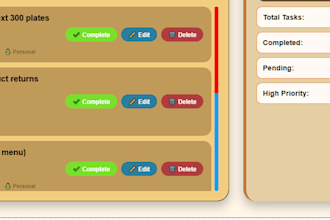 build a react js task scheduler app
