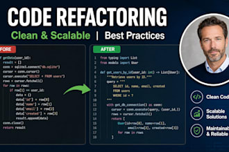 refactor your code to clean code and best practices