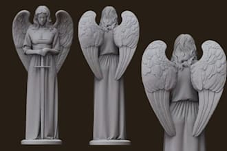 do angelic sculpt mythological medallion relief 3d bas relief 3d wood carving