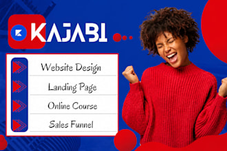 setup online course, landing page, website, on samcart, clickfunnels, kajabi