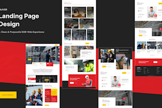 design modern saas landing page UI UX in figma