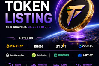 list your token listing on binance coingecko and coinmarketcap