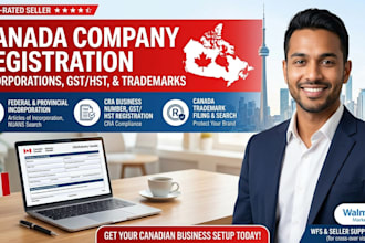 do canada company, business, registration, incorporation, gst hst, and trademark