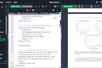 format documents and equations in latex