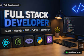build a full stack web app with react node js and python