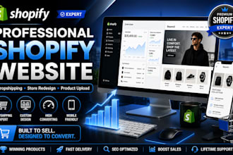 design a modern shopify store for your business