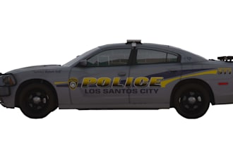 create fivem 3d custom car livery for police ems els vehicle graphics pack
