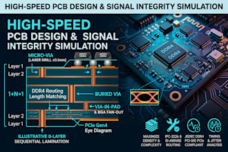 do high speed pcb design ddr4 pcie signal integrity simulation