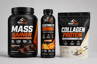 design custom product packaging and label design