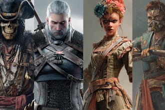 make a character model for games or films