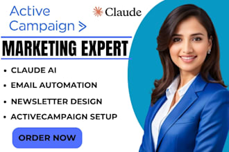 design claude activecamapaign email campaign claude ai newsletter setup