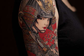 do a tattoo in japanese style