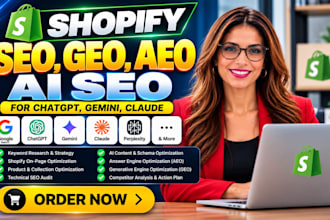 do shopify GEO aeo and ai SEO optimizationfor chatgpt gemini claude visibility