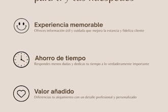 crearé una guía de bienvenida para huéspedes