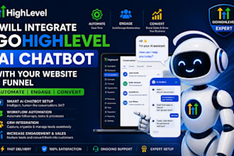 setup gohighlevel ai chatbot for website and CRM