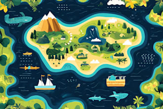 do vector map illustration