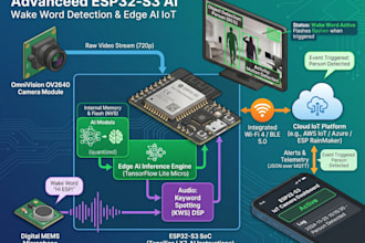 create esp32 s3 ai camera, wake word and edge ai iot systems