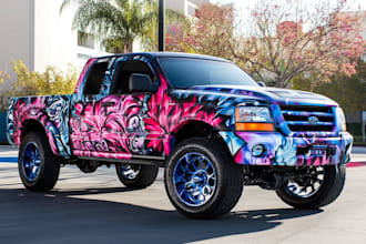 vehicle wrap, car wrap design