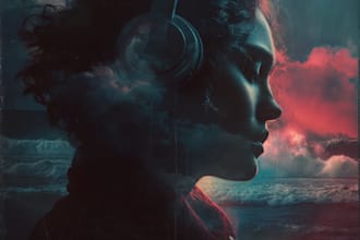 draw album or single cover in my drawing style