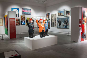 create real 3d art gallery, museum and exhibition interior design