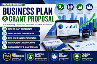 write a winning business plan grant proposal piche deck and funding strategy