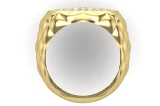 make custom luxury ice cuban chain, photorealistic jewelry rendering for casting