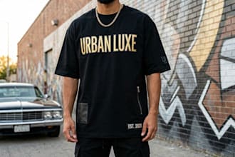 design custom streetwear and tshirt for clothing brand