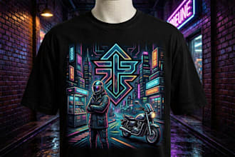 create custom bootleg vintage tshirt design professionally
