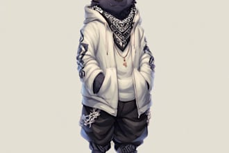 draw custom furry art for you