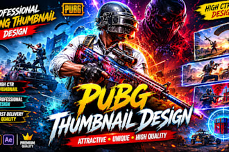 design high CTR gaming thumbnails