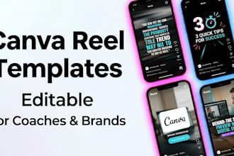 create canva reel templates for coaches and wellness brands