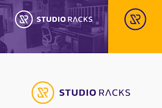 create a modern music and record label logo design